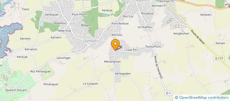 localisation de l'entreprise DESSAY à TREGUNC