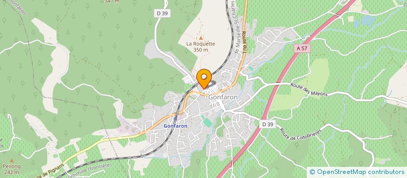 localisation de l'entreprise DESSEAUX  GONFARON