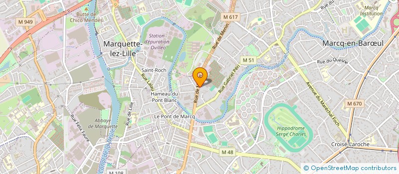 localisation de l'entreprise DESSEIN à MARCQ-EN-BARŒUL