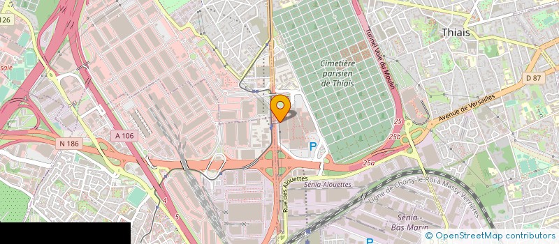localisation de l'entreprise DESSEINS à THIAIS