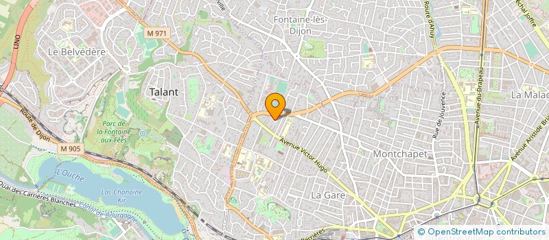 localisation de l'entreprise DESSEREY DIFFUSION INFORMATIQUE à DIJON