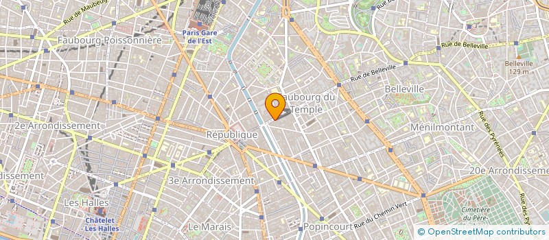 localisation de l'entreprise DESSERTS DU TEMPLE à PARIS