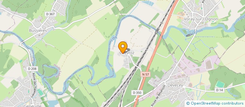 localisation de l'entreprise DESSET TRAVAUX PUBLICS à CHEVROZ