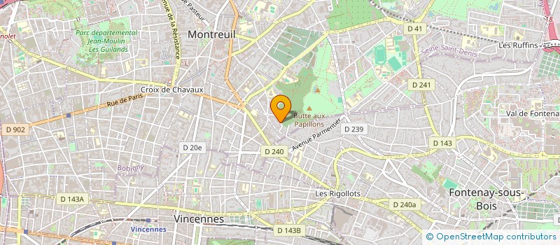 localisation de l'entreprise DESSHON IMMO  MONTREUIL