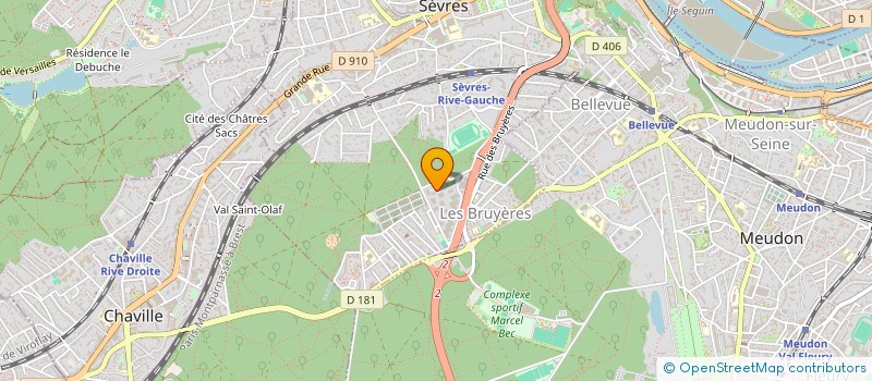 localisation de l'entreprise DESSI-TECH à SEVRES