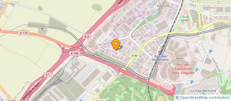 localisation de l'entreprise DESSIGRAPH à VILLEPINTE