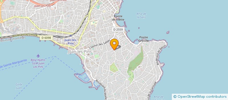 localisation de l'entreprise DESSILIA  ANTIBES