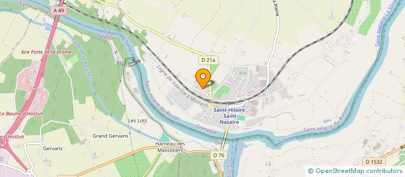 localisation de l'entreprise DESSIN BATI CONCEPT 38  SAINT-HILAIRE-DU-ROSIER