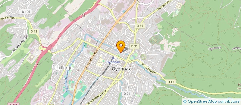 localisation de l'entreprise DESSIN BERNARD GRASSET à OYONNAX