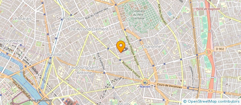 localisation de l'entreprise DESSIN ET PUBLICITE  PARIS