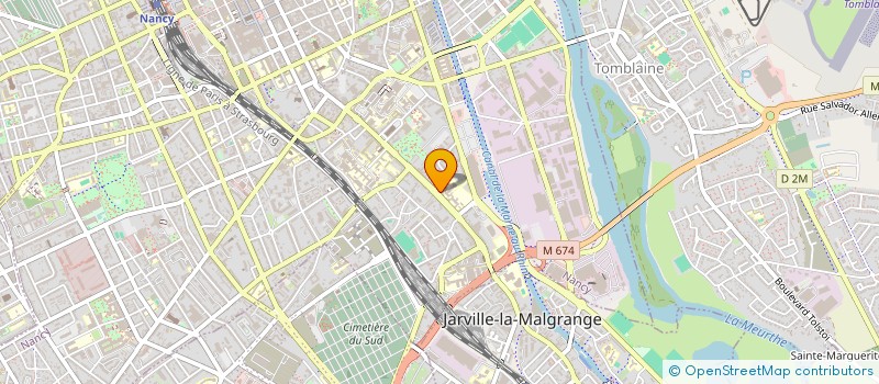 localisation de l'entreprise DESSINE-MOI...  NANCY