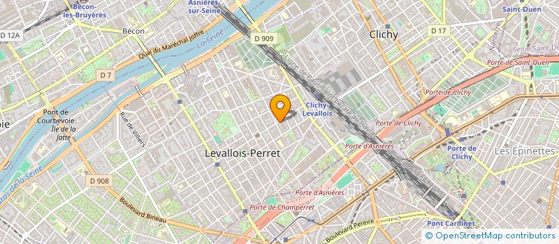 localisation de l'entreprise DESSINON ENSEMBLE à LEVALLOIS-PERRET