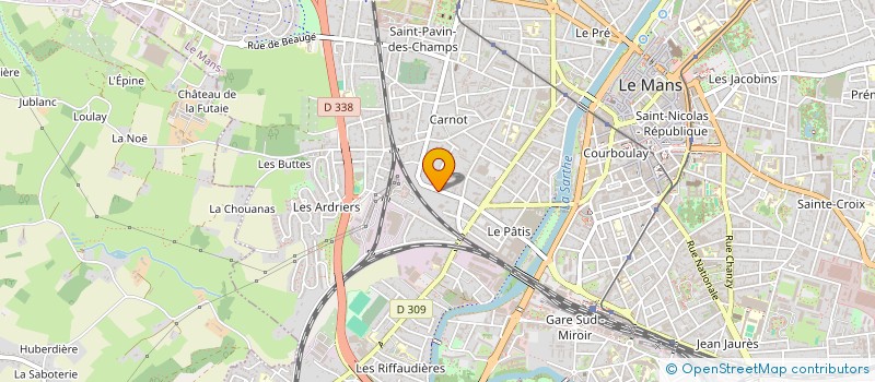 localisation de l'entreprise DESSINONS ENSEMBLE L'AVENIR à LE MANS