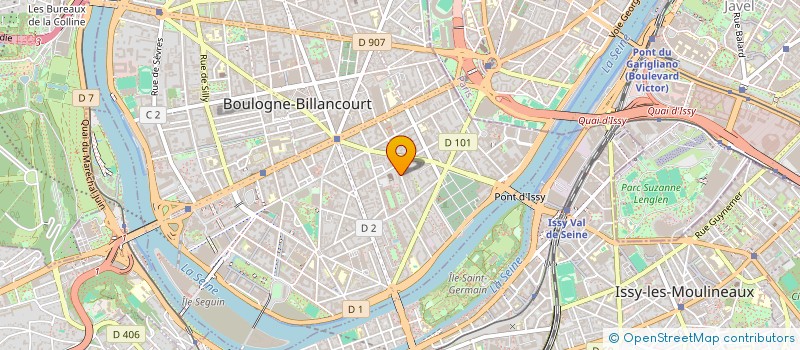 localisation de l'entreprise DESSO & CIE à BOULOGNE BILLANCOURT