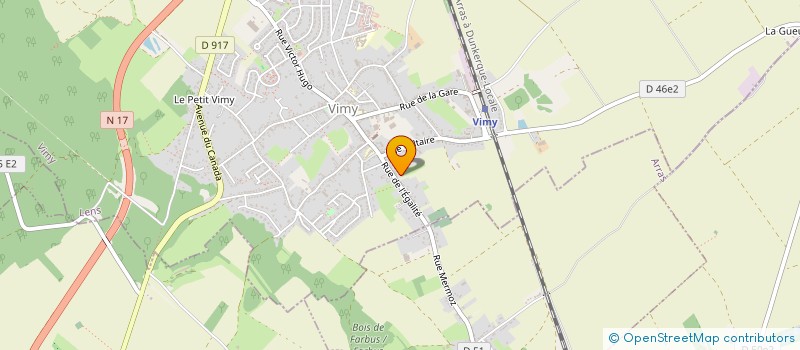 localisation de l'entreprise DESSOLIN UNO à VIMY