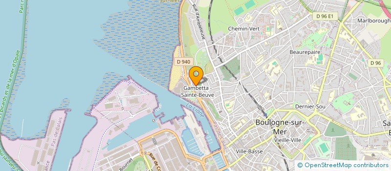 localisation de l'entreprise DESSONSDEVILLE  BOULOGNE-SUR-MER