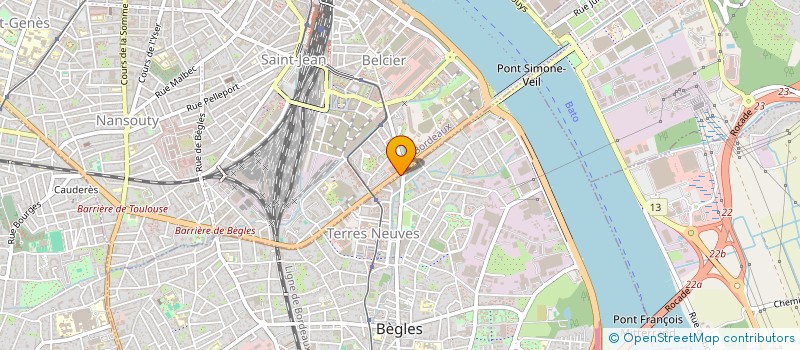 localisation de l'entreprise DESSOU à BEGLES