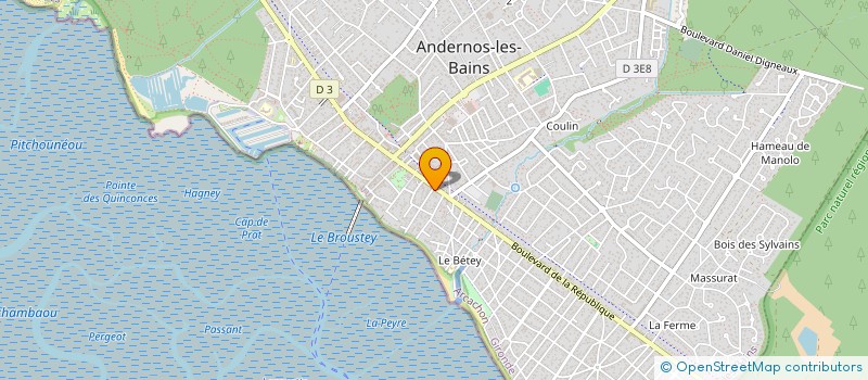 localisation de l'entreprise DESSOUCHAGE AQUITAINE à ANDERNOS-LES-BAINS