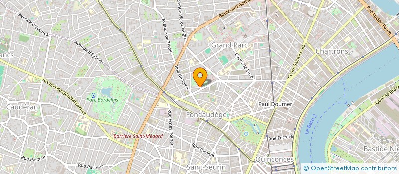 localisation de l'entreprise DESSOUS LES IMAGES  BORDEAUX