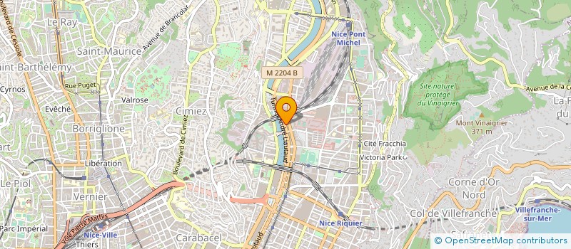 localisation de l'entreprise DESSOUS NET à NICE