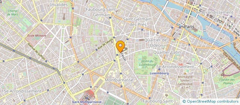 localisation de l'entreprise DESSOUS TRENTE SIX à PARIS