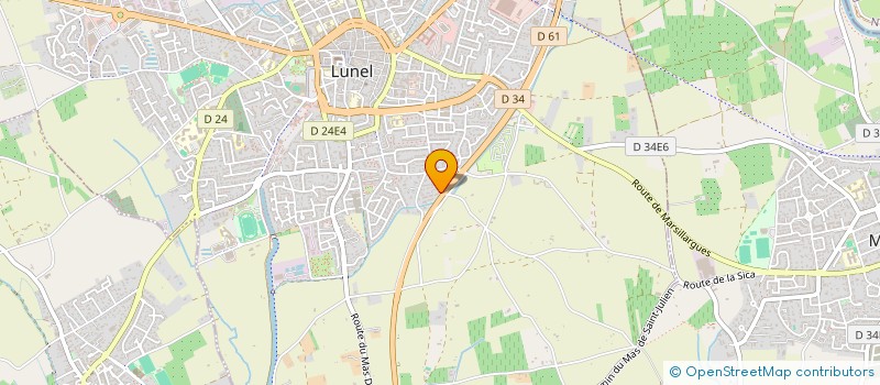 localisation de l'entreprise DESSUS DESSOUS à LUNEL