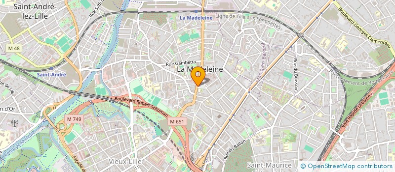 localisation de l'entreprise DESTA PLUS à LA MADELEINE
