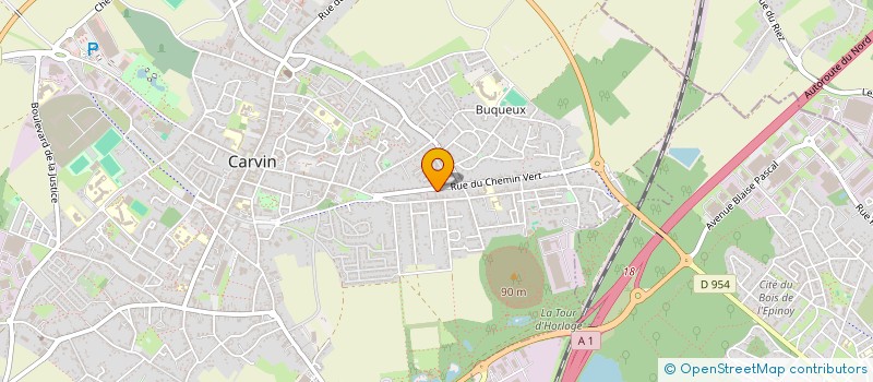 localisation de l'entreprise DESTAC  CARVIN