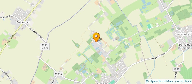 localisation de l'entreprise DESTAERKE RH à AUBERS