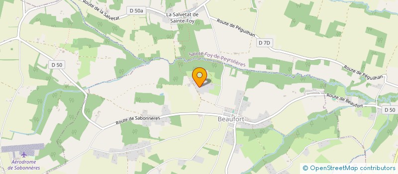 localisation de l'entreprise DESTAIX & JO à BEAUFORT