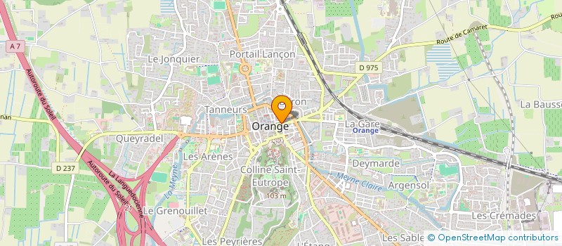 localisation de l'entreprise DESTAL à ORANGE