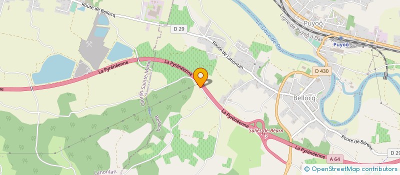 localisation de l'entreprise DESTANDAU-LAGELOUZE  BELLOCQ