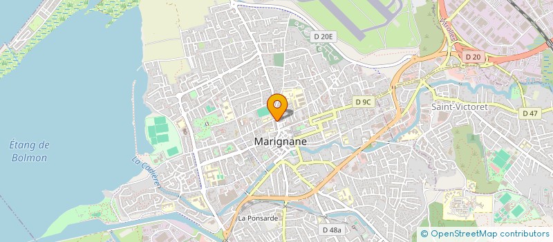 localisation de l'entreprise DESTAR MERMOZ  MARIGNANE
