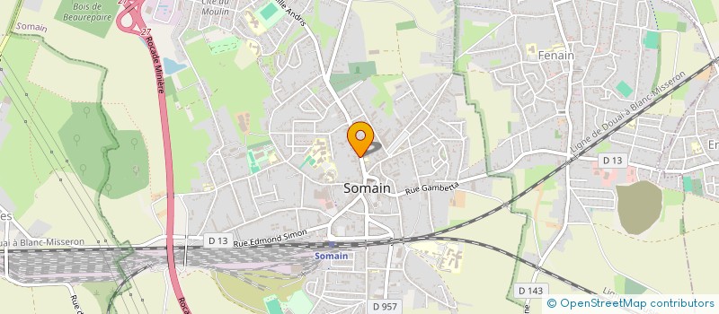 localisation de l'entreprise DESTEE BERTRAND  SOMAIN