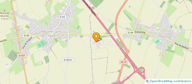 localisation de l'entreprise DESTEE CHAUDRONNERIE  THELUS