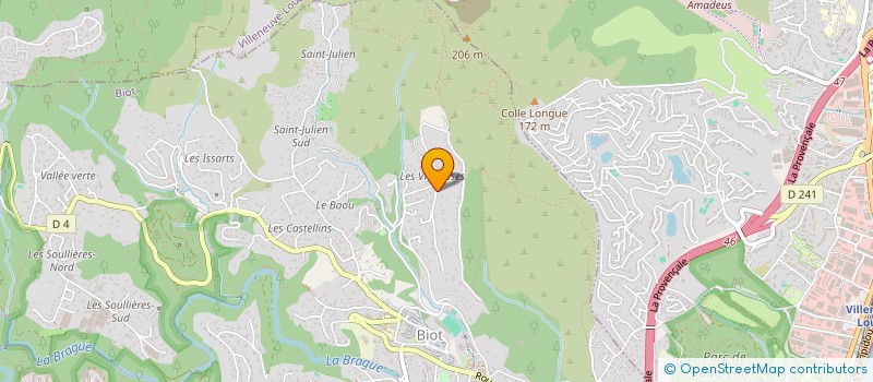 localisation de l'entreprise DESTEF  BIOT