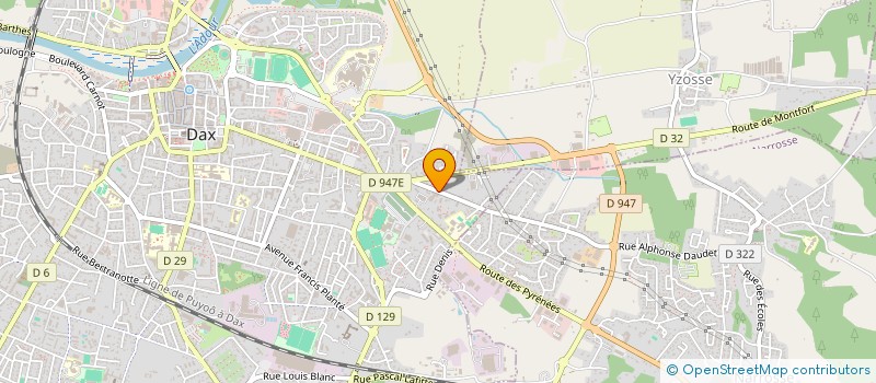 localisation de l'entreprise DESTEL à DAX