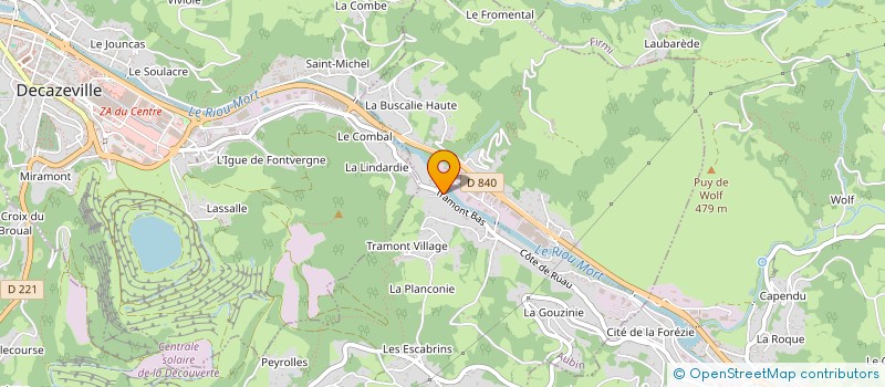 localisation de l'entreprise DESTENERGIES  AUBIN