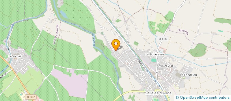 localisation de l'entreprise DESTHIEUX IMMOBILIER  SALLELES-D'AUDE