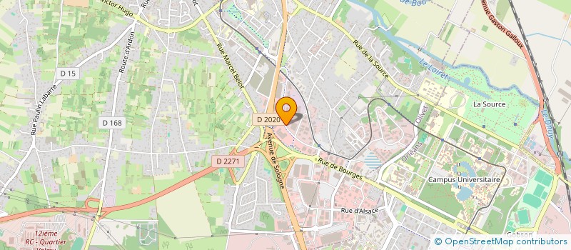 localisation de l'entreprise DESTIA DEVELOPPEMENT à OLIVET