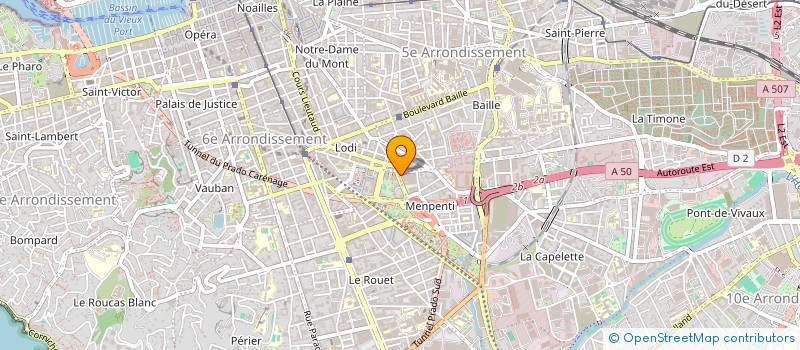 localisation de l'entreprise DESTIMED à MARSEILLE