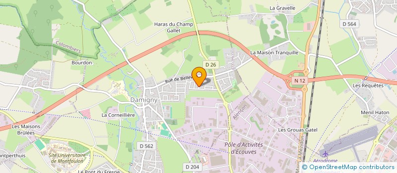 localisation de l'entreprise DESTIN'ACTION à DAMIGNY