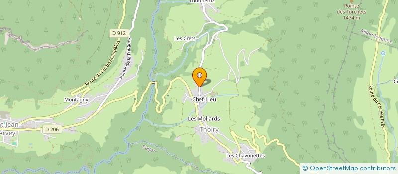 localisation de l'entreprise DESTIN BIATHLON  THOIRY