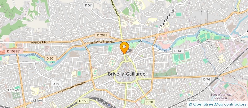 localisation de l'entreprise DESTIN D'OR  BRIVE-LA-GAILLARDE