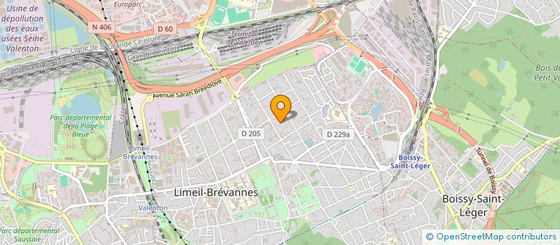 localisation de l'entreprise DESTIN'ENVOL  LIMEIL-BREVANNES