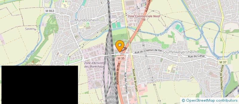 localisation de l'entreprise DESTIN'EST  MUNDOLSHEIM