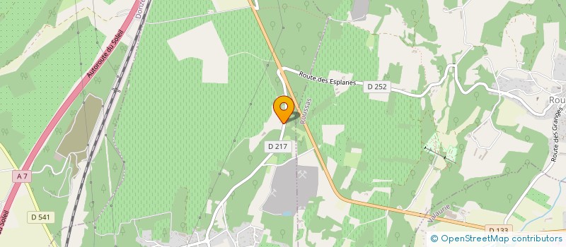 localisation de l'entreprise DESTIN IMMOBILIER  LES GRANGES-GONTARDES