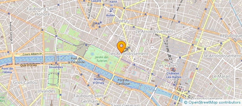 localisation de l'entreprise DESTINATION 27 à PARIS