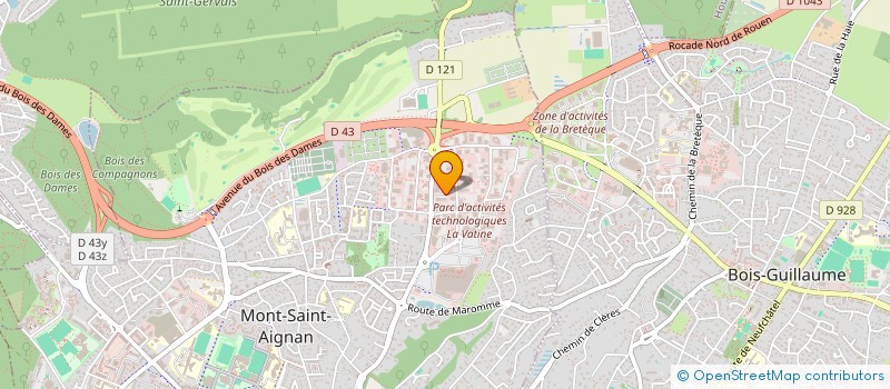 localisation de l'entreprise DESTINATION AVENTURE  MONT-SAINT-AIGNAN