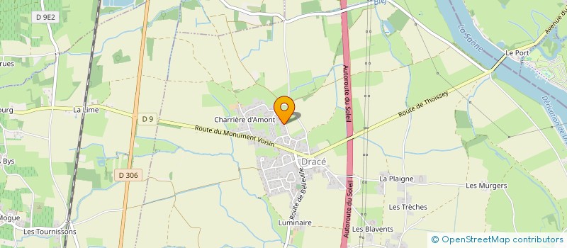 localisation de l'entreprise DESTINATION CARRELAGE  DRACE